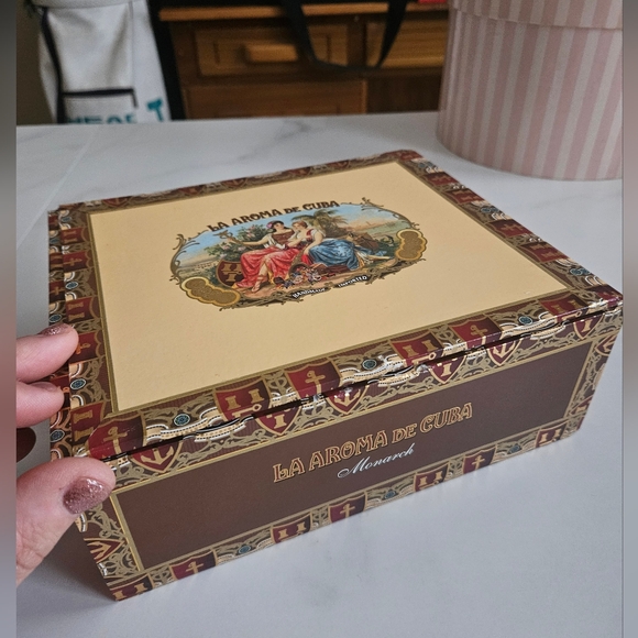 Other - 📦 Ashton La Aroma De Cuba Monarch Empty Wooden Cigar Box 📦